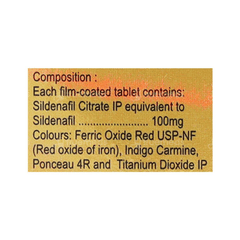 Zenegra Red 100 MG Tablet 1